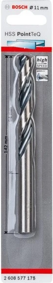 Bosch Professional HSS PointTeQ Spiralbohrer, 11x94x142mm, 1 Stück
