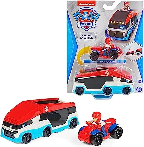 Spin Master Paw Patrol - True Metal Team 2er Set Paw Patroller Teamfahrzeug und Quad
