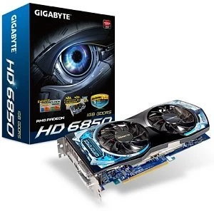 GIGABYTE Radeon HD 6850 OC, 1GB GDDR5, 2x DVI, HDMI, DP