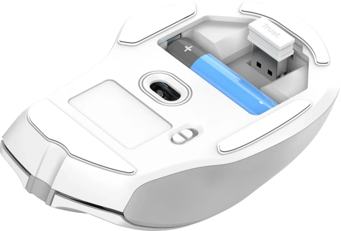 Trust Nito Silent Wireless weiß/grau, USB