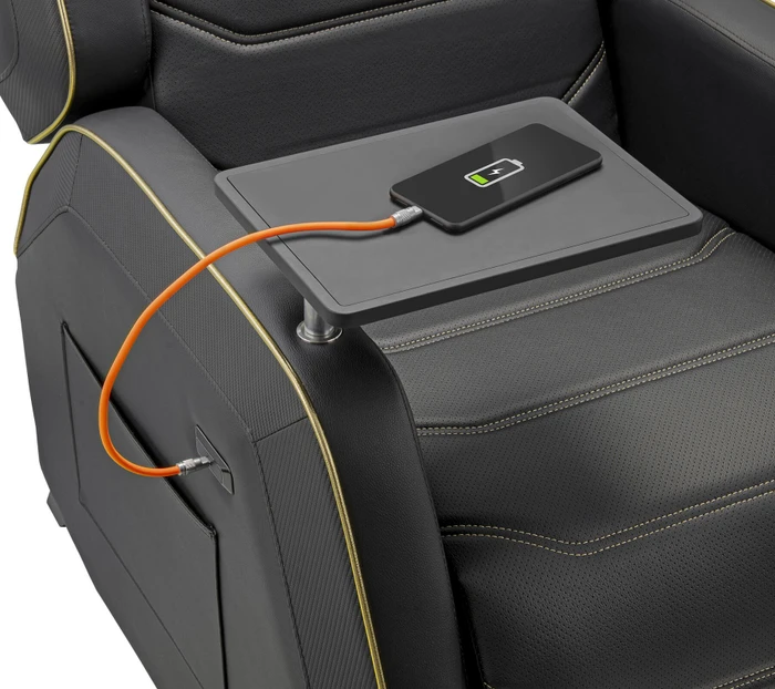 Cougar Ranger Pro Royal Gaming-Sofa, schwarz/gold