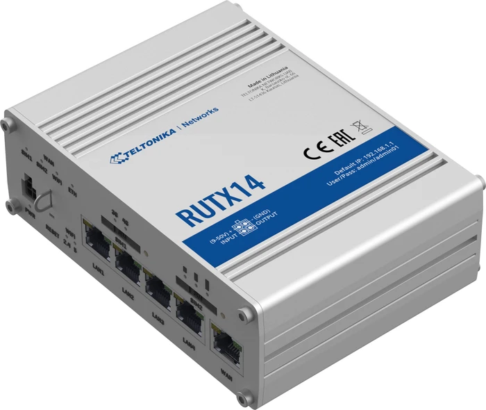 TELTONIKA 4G LTE Cat. 12 Industrieller Mobilfunk-Router Image