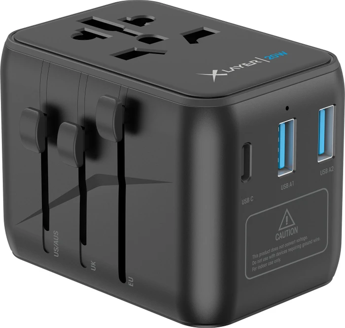 XLayer Reisestecker weltweit 20W schwarz