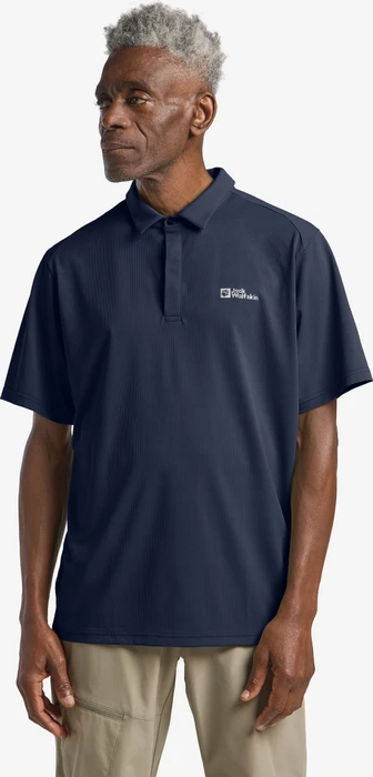 Jack Wolfskin Delgami Poloshirt kurzarm night blue (Herren)
