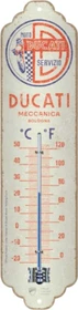 Nostalgic Art Retro Thermometer Ducati Moto Servizio Meccanica, analog