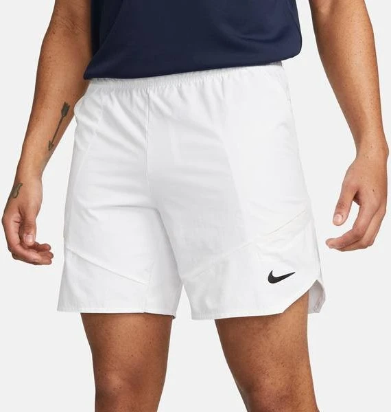 Nike Court Dri-FIT Advantage Hose kurz weiß/schwarz (Herren)