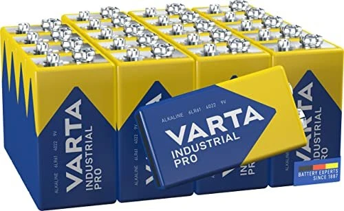 Varta Industrial Pro 9V-Block, 20er-Pack