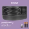 Logitech Wave Keys, Grafit, Logi Bolt, USB/Bluetooth, DE Vorschaubild
