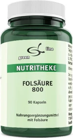 11A Nutritheke the green line Folsäure 800mg Kapseln, 90 Stück