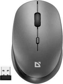 Defender Auris MB-027 Silent Wireless Optical Mouse grau, USB (52029)