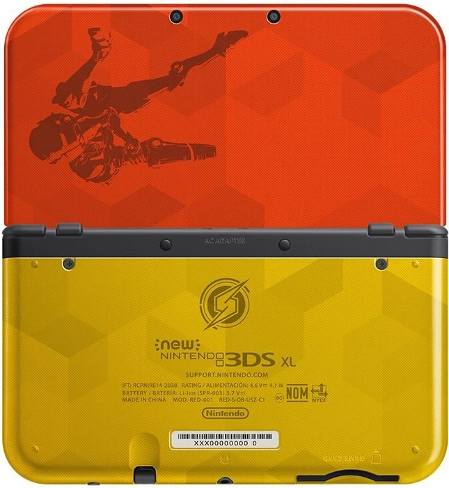 Nintendo New 3DS XL Samus Edition rot/gelb
