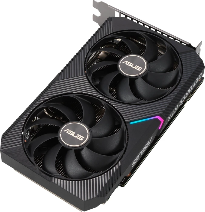 ASUS Dual GeForce RTX 3050 OC, DUAL-RTX3050-O8G, 8GB GDDR6, HDMI, 3x DP