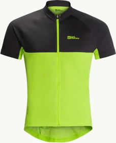 Jack Wolfskin Morobbia FZ Trikot kurzarm fresh green (Herren)