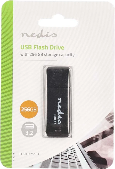 Nedis USB Flash Laufwerk 256GB, USB-A, USB 3.2 Gen 1×1