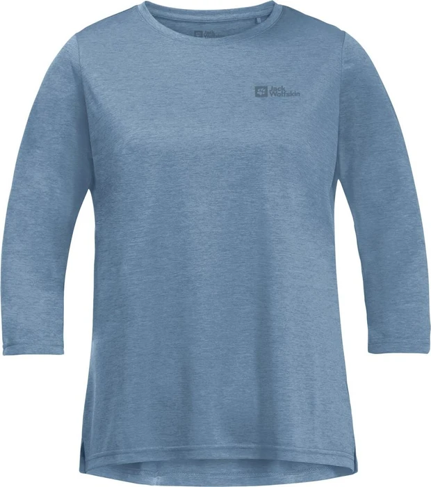Jack Wolfskin Crosstrail Funktionsshirt 3/4 elemental blue (Damen)