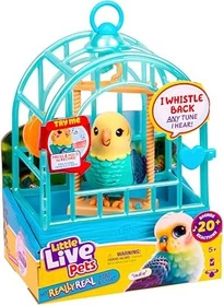 Moose Toys Little Live Pets - My Really Real Bird & Cage Indie