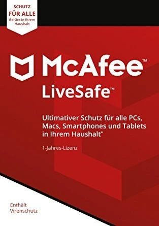 McAfee LiveSafe 2017, PKC (deutsch) (Multi-Device)