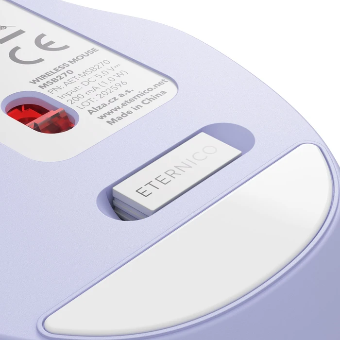 Eternico MSB270 Wireless Office Mouse violett, USB/Bluetooth