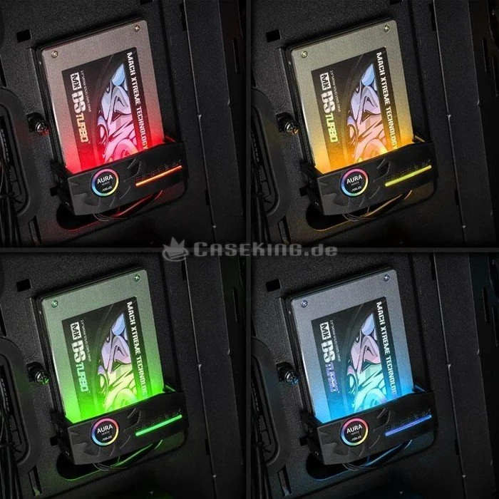 BitFenix Aurora weiß, Glasfenster
