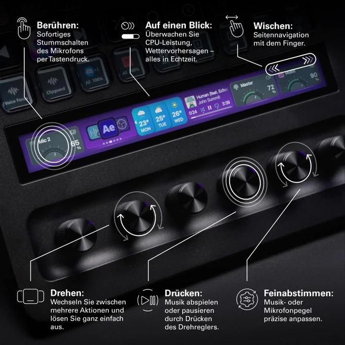 Elgato Stream Deck+ XL, schwarz, USB-C