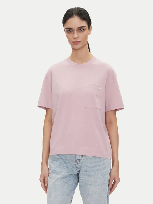 Lee Pocket T-Shirt kurzarm soft mauve (Damen)