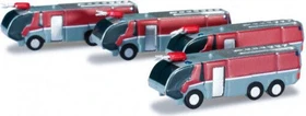 Herpa Flughafenzubehör Feuerwehrfahrzeuge 4 Stück