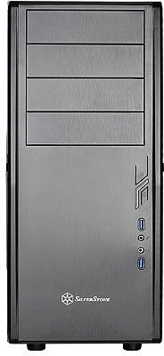 SilverStone Precision PS10 schwarz, schallgedämmt
