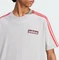 adidas Adicolor Adibreak T-Shirt kurzarm medium grey heather/better scarlet (Herren) Vorschaubild