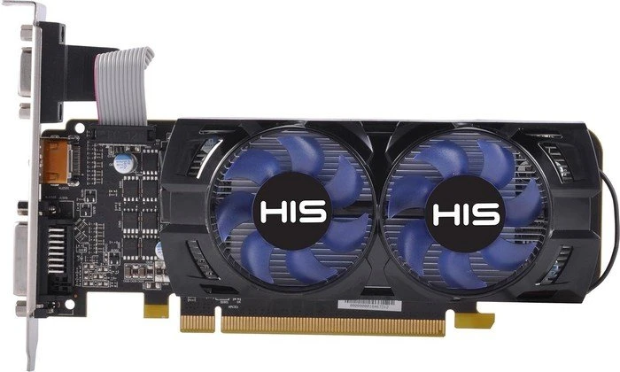 HIS Radeon R7 250 Twin Fan Low Profile, 2GB GDDR5, VGA, DVI, HDMI