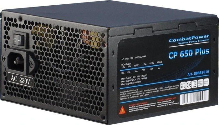 Inter-Tech Combat Power CP Plus 650W, ATX 2.2