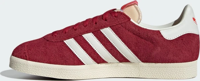 adidas Gazelle team victory red/off white/cream white