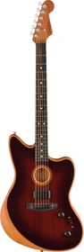 Fender American Acoustasonic Jazzmaster All-Mahogany Bourbon Burst