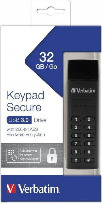 Verbatim Keypad Secure 32GB, USB-A, USB 3.2 Gen 1×1