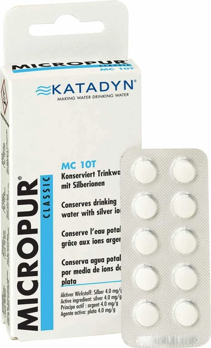 Katadyn Micropur Classic MC 10T 40 Stück Trinkwasserentkeimer