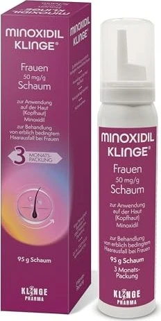 Minoxidil Klinge Frauen 50 mg/g Schaum