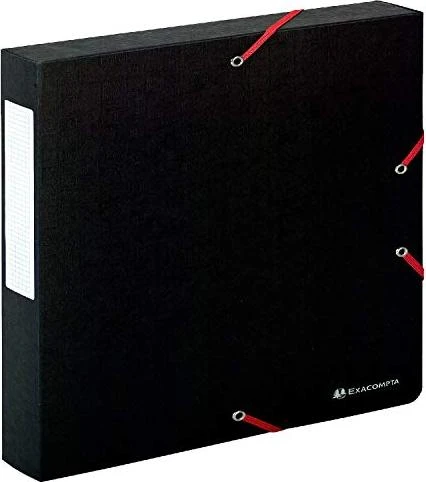 Exacompta Scotten Archivbox 40mm, A4, schwarz