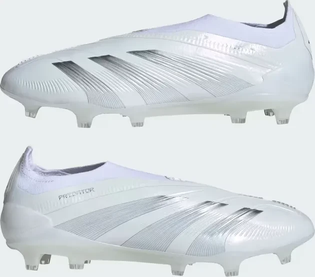 adidas Predator Elite Laceless FG cloud white/silver metallic