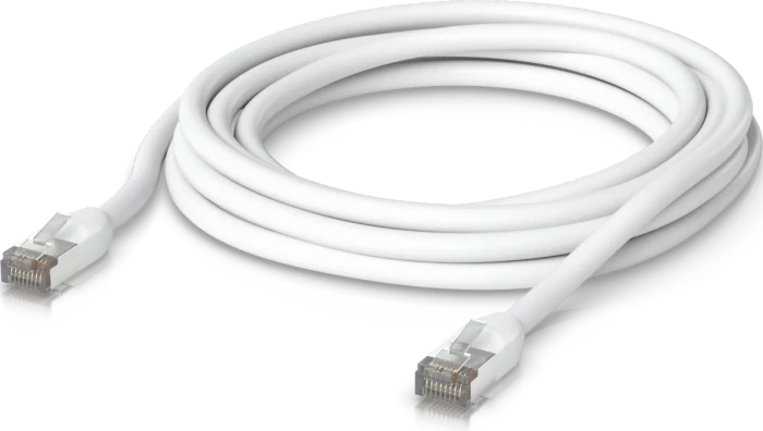 Ubiquiti UniFi Patchkabel Outdoor, Cat6, RJ-45/RJ-45, 5m, weiß