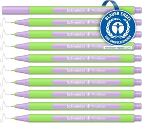 Schneider Line-Up Tintenroller (Mine) pastel lilac/grün, 10er-Pack
