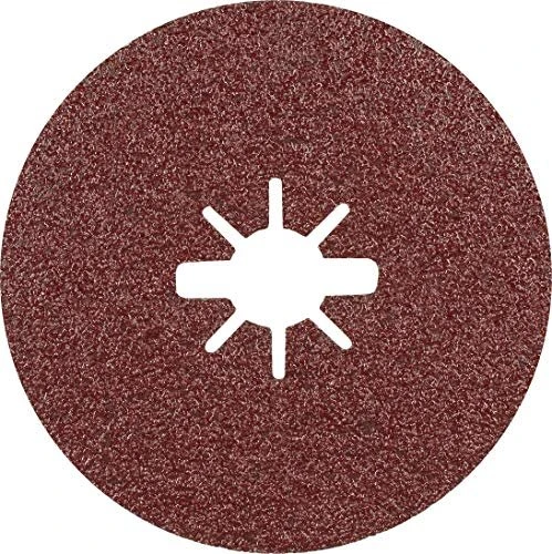 Bosch Professional X-LOCK Prisma Ceramic R781 Metall Fiberschleifscheibe K60, 125x22.23mm, 25 Stück