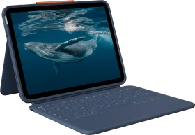 Logitech Rugged Combo 4c für iPad 10/iPad 11 A16, Classic Blue, ES