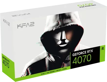 KFA2 GeForce RTX 4070 1-Click OC White 3X, 12GB GDDR6X, HDMI, 3x DP