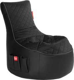 Gamewarez Gaming Sitzsack Classic Cosmic Hurricane, schwarz/grau