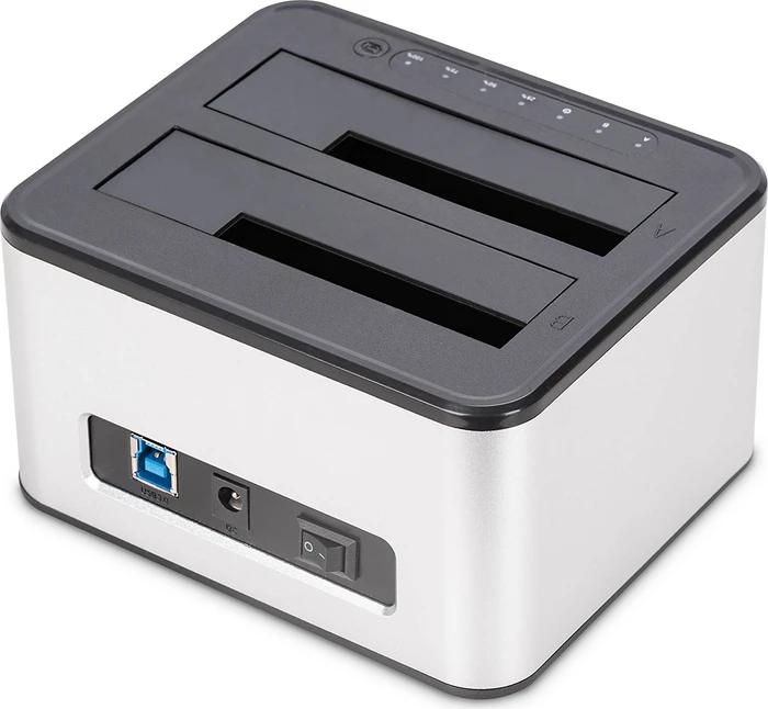 Digitus USB 3.0 Duale SATA HDD Dockingstation 2.5"/3.5", USB-B 3.0 [Buchse]