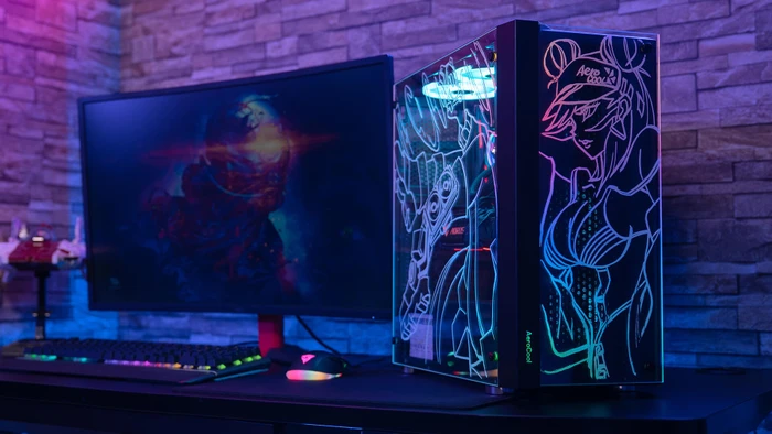 AeroCool Skribble ARGB, Glasfenster