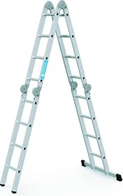 Zarges Z300 Alu 4-tlg. Mehrzweckleiter, 4x 4 Stufen
