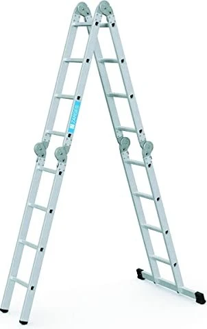 Zarges Z300 Alu 4-tlg. Mehrzweckleiter, 4x 4 Stufen