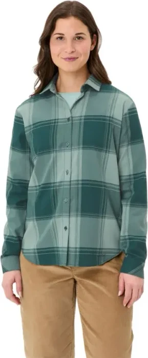 Vaude Farsund III Hemd langarm deep pond (Damen)