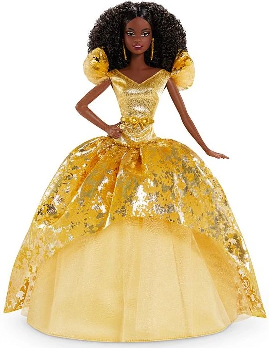 Mattel Barbie - Collector - Holiday Barbie 2020 brünett lockige Haare