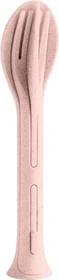 koziol Klikk Pocket Set Besteck organic pink